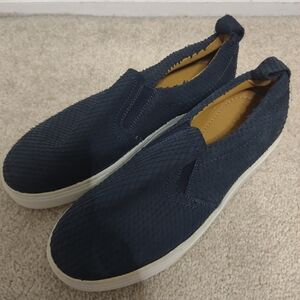 Donald J. Pliner Men's Navy Slip-On Shoes Size 9.5 US Brand New Never Worn